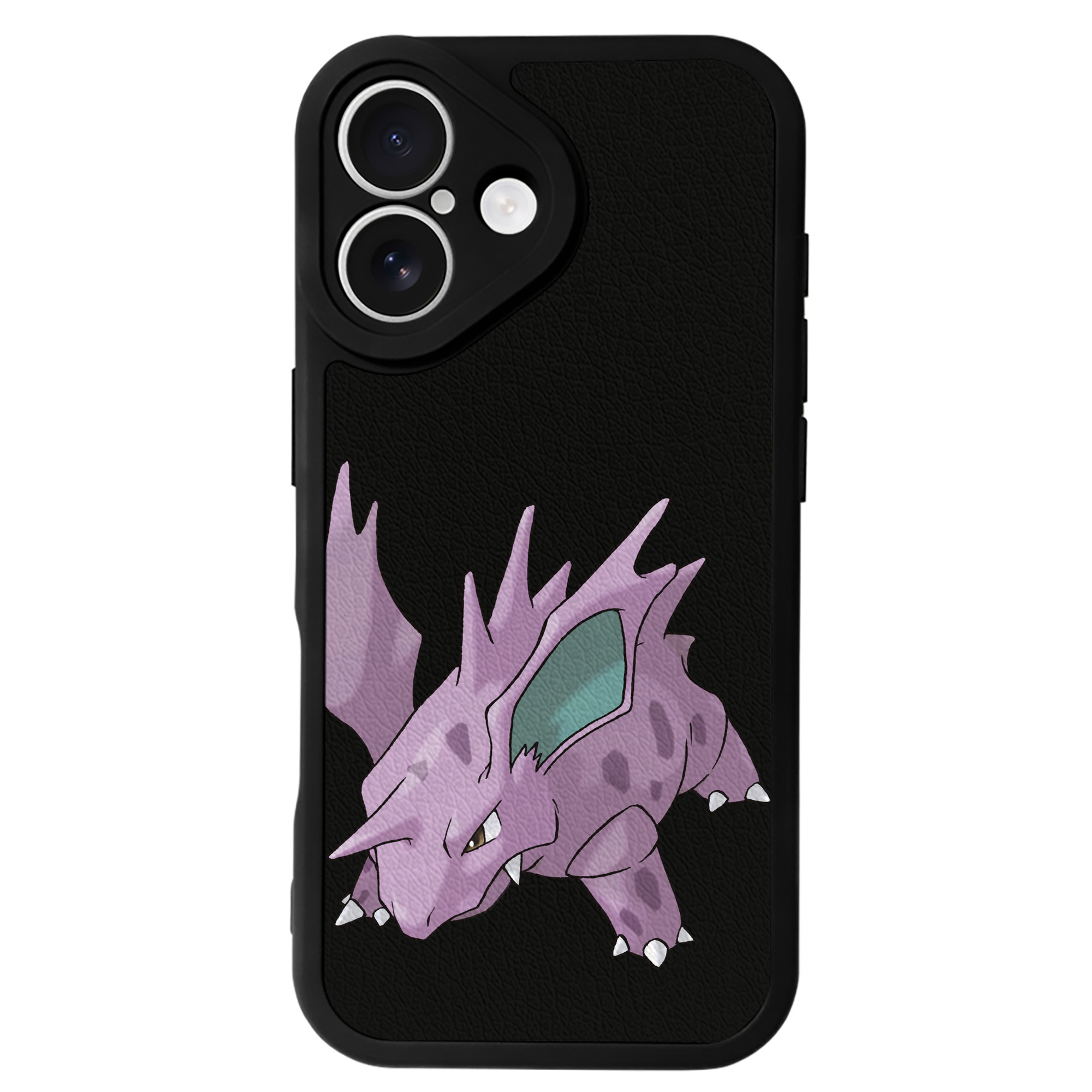 （画像用） ポケットモンスター Pokémon 【iPhone 16シリーズ対応】シリコンスマホケース（レザー調） 材質：シリコン
